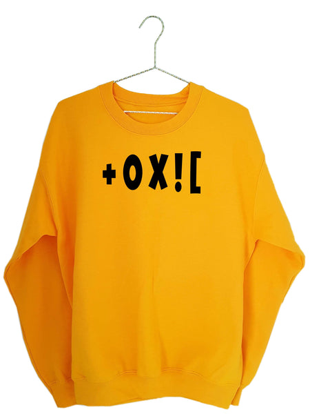 Toxic Sweatshirt - Yellow | 808 Fashion London - www.808fashion.com