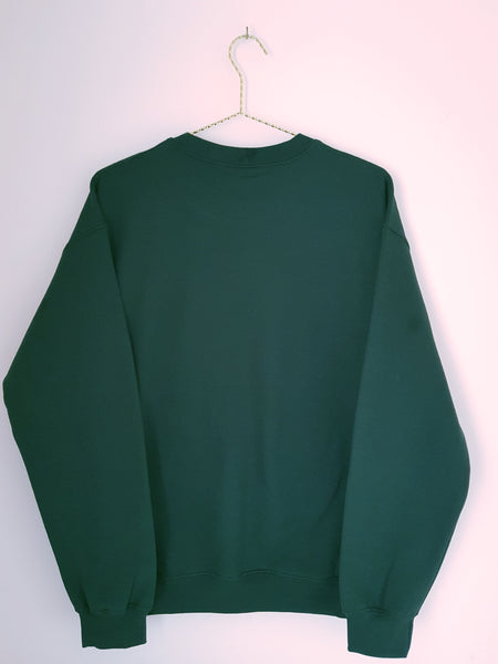 Love Heart Sweatshirt - Forest Green (Unisex)