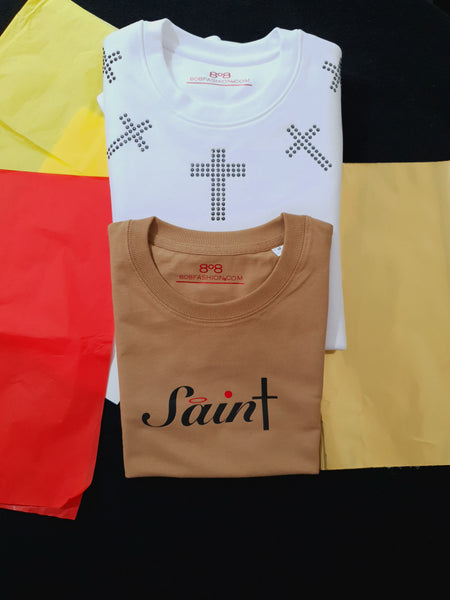Saint T-shirt - Camel (Unisex)