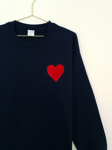 Love Heart Sweatshirt | 808 Fashion London | www.808fashion.com