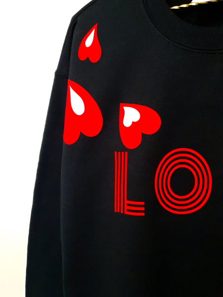 Love Droplet Sweatshirt - 808 Fashion London - www.808fashion.com
