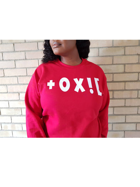 Toxic Sweatshirt - Red (Unisex)