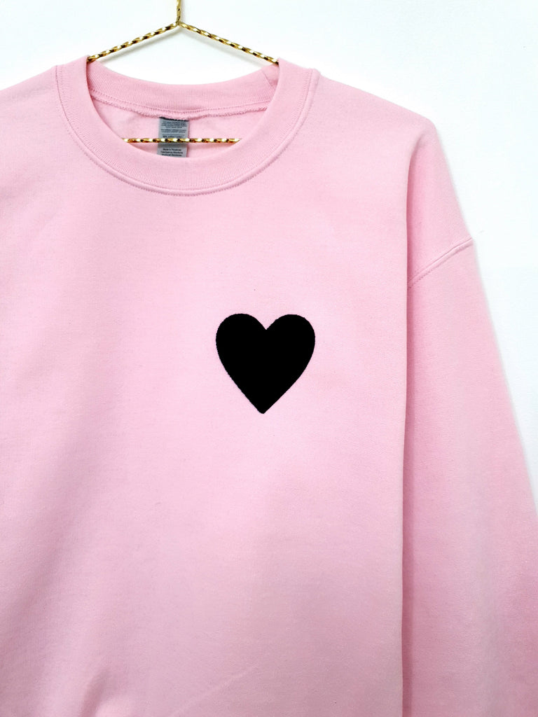 Love Heart Sweatshirt | 808 Fashion London | www.808fashion.com