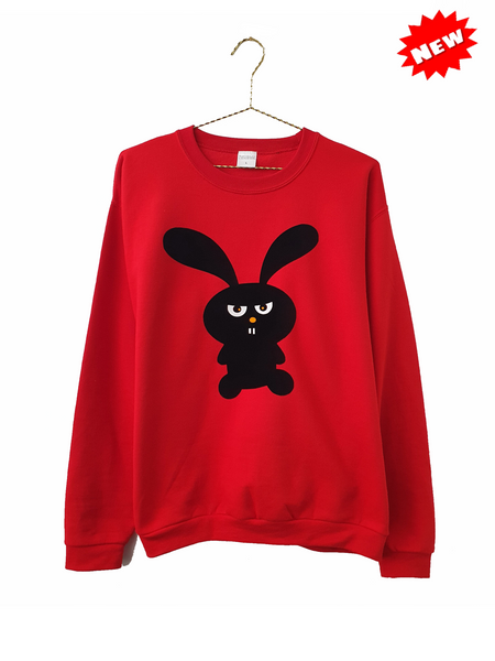 Bad Bunny Sweatshirt- Red