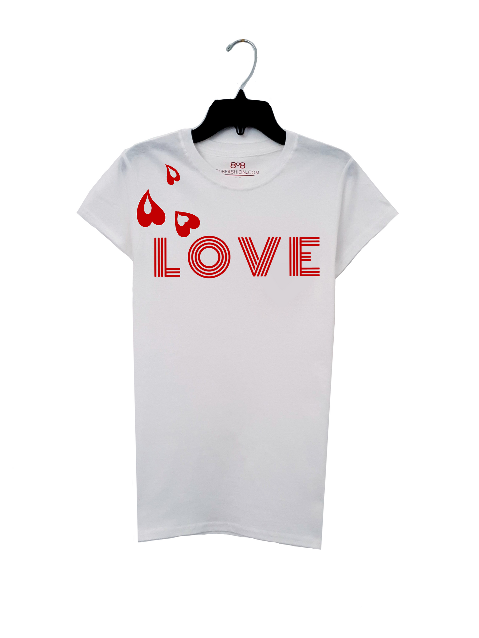 Love Droplets T shirt - White - Women