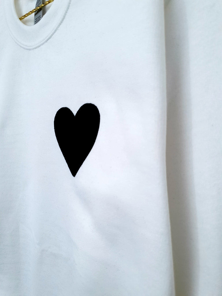 Love Heart Sweatshirt | 808 Fashion London | www.808fashion.com