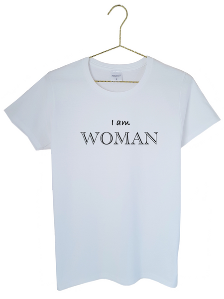 I AM WOMAN T-shirt - White