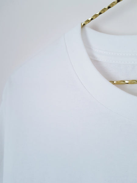 Saint Crew Neck T-shirt - White (Unisex)